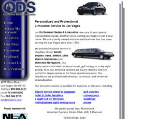 odslimo.com: On Demand Sedan & Limousine - Las Vegas, Nevada - Home
