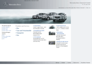 ostendorf.info: Mercedes-Benz Ostendorf GmbH
Webseite des Mercedes-Benz Partner Ostendorf GmbH: Händler für PKW, Geländewagen, Transporter, LKW, Wohnmobile - neu und gebraucht.