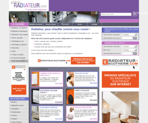 guide-du-radiateur.com: Guide du radiateur : radiateur electrique, acier, gaz, inertie,fonte
Guide du radiateur : radiateur electrique, acier, gaz, inertie,fonte. Guide conseil indépendant sur l'univers du radiateur : infos, devis gratuit, comparatif, types de radiateurs, chauffage, prix, fonte, huile.