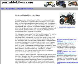 portablebikes.com: portablebikes.com
portablebikes.com provides information, news, and articles about portable bike.