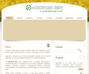 agrofarmserv.ro: Agrofarm SERV
ceva aici despre agrofarmserv