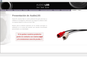 audiolss.com: AudioLSS - Fabricación de bafles, pantallas acusticas, wofer de coche y mucho más de sonido.
AudioLSS es una empresa especializada en la realización de altavoces de gama alta profesional. En mercado desde los años 80. Fabricamos pantallas acusticas acopladas a todos los estilos de diseño. Home Cinema, sonido, ...