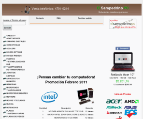 elsampedrinopc.com: El Sampedrino PC
Soluciones Creativas para vos.