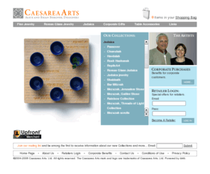 travelingtoisrael.com: Art, jewlery, judaica & more from caesarea-arts.com
