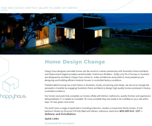 happyhaus.com.au: Prefabricated Homes & Architecturally Designed Homes
Happy Haus are the leaders in designing prefabricated homes. Our architecturally designed homes are affordable, sustainable and adaptable. 