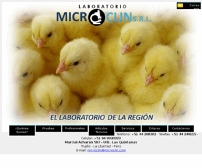 microclin.com: Laboratorio Microclin S.R.L.
Laboratorio Microclin, El Laboratorio de la Región