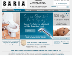 shattafah.com: Bidet - Saria Shattaf Handheld Bidet Spray Attachm
A must have item for all muslims who require a bidet. Converts a toilet into a bidet.