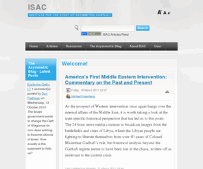 4gw.org: Welcome!
ISAC - the Institute for the Study of Asymmetric Conflict