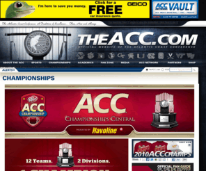 accfootballchampionship.com: Championship | Atlantic Coast Conference | The ACC
Visit the ACC
Football Championship page to find the schedule of games, news,
information and more