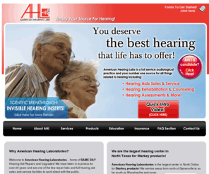 americanhearinglabs.com: Hearing Aids - Denton, Garland, Carrollton, Fort Worth, Keller, Tyler, Texas
American Hearing Labs is a full service audiological practice and your number one source for all things related to hearing.