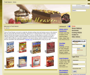 food-heaven.com: Welcome to Food Heaven
Joomla! - the dynamic portal engine and content management system