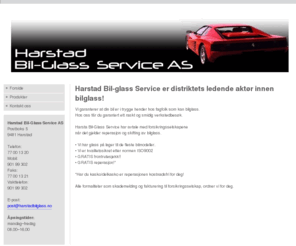 harstadbilglass.no: Harstad Bil-Glass Service AS - Forside
En kort beskrivelse av bedriften og hva den driver med