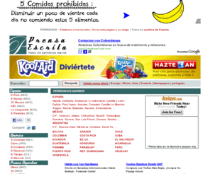 prensaescrita.net: prensaescrita
Directorio con más de 800 periódicos diarios escritos en español, en todo el mundo.
