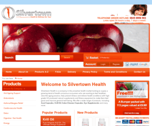 silvertownhealth.co.uk: Acai Capsules : Colon Cleanse Capsules : Eye Supplements : Krill Oil - Silvertown Health - Home
Silvertown Health is a specialist website who supply many health products including Colon Cleanse Capsules, Eye Supplements, Krill Oil and Acai Capsules.