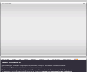 wedosomething.info: WeDoSomething.net - The global human chain against climate change - together we can make a change. Take Part!
WeDoSomething.net - The human chain around the world against climate change - together we can make a change. Take Part!