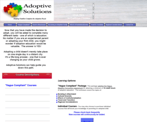 adoptivesolutions.com: Adoptive Solutions - Online Adoption Education
Adoptive Solutions offers 