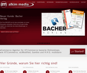 alkim.info: eCommerce Agentur | alkim media | Shop Software, Templates, Designs und XTC Module für XT:Commerce, XTC:Modified (xtcModified), Gambio und H.H.G. multistore
eCommerce Agentur für XT:Commerce basierte Onlineshops, wie XT:Commerce, xtcModified, Gambio und H.H.G. multistore