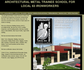 amts63.com: ARCHITECTURAL METAL TRAINEE SCHOOL FOR LOCAL 63 IRONWORKERS
