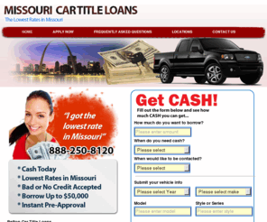 belton-cartitleloans.com: Home | Belton Auto Title Loans in Missouri
Home Page. Belton Car Title Loans in Missouri! Find out your car's value. We have the best rate in Missouri.