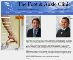 thefootandankleclinic.com: The Foot and Ankle Clinic
Dedicated foot and ankle clinic located in Birmingham UK