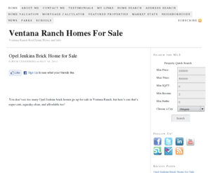 ventanaranchhomesforsale.com: Ventana Ranch Homes For Sale — Ventana Ranch Real Estate News and Info
Ventana Ranch Real Estate News and Info