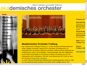 akademisches-orchester-freiburg.de: Akademisches Orchester Freiburg
Akademisches Orchester, Uniorchester, Studentenorchester Freiburg