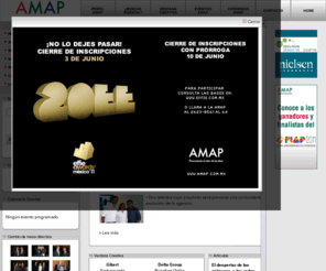 amap.com.mx: AMAP - Asociación Mexicana de Agencias de Publicidad
Portal de la Asociación Mexicana de las Agencias de Publcidad.