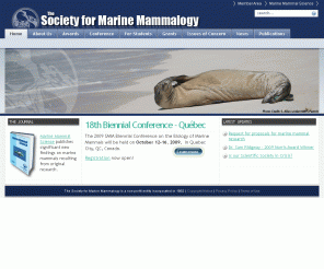 marinemammalscience.org: Society for Marine Mammalogy - Home
The Society for Marine Mammalogy