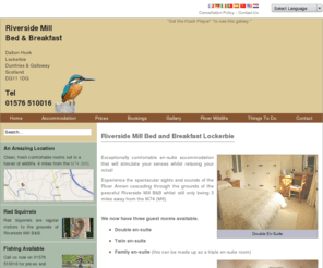 riversidemill-lockerbie.co.uk: bed and breakfast Lockerbie | Lockerbie Accommodation | B&B Lockerbie
Riverside Mill Bed and Breakfast Lockerbie, Dumfries and Galloway