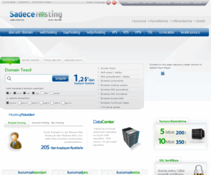 sadecehosting.com: Web Hosting, Datacenter - SadeceHosting
Uygun, Kaliteli Kurumsal ve Bireysel Webhosting, Alan adı ve E-mail Hizmetleri: Sadecehosting.com