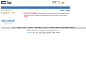 wdemployeestore.com: Western Digital Online Store
Buy Western Digital hard drives direct from the source. Get the latest versions of WD's desktop, enterprise, external and notebook drives.