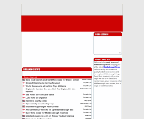 boronews.com: Middlesbrough News
Every Middlesbrough news story from every source. 24 hours a day.