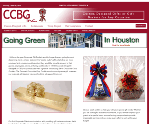 ccbginc.com: CCBG, Inc. - Serving the Houston Area with custom designed gifts and gift baskets!
Custom Designed Gifts or Gift Baskets for any Occasion. We specialize in creating unique gifts for businesses, holidays, fundraising, special events, and much more. Support the troops