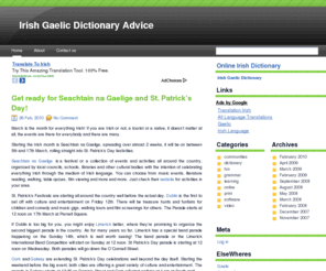 focloirgaeilge.com: Irish Gaelic Dictionary Advice
When you're serious about learning Irish Gaelic. Irish English dictionaries online and offline.