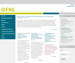 forum-ng.de: FNG - Forum Nachhaltige Geldanlagen e.V.
Das FNG - Forum Nachhaltige Geldanlagen e.V. ist seit 2001 der Fachverband für nachhaltige Geldanlagen in Deutschland, Österreich und der Schweiz. Zu seinen mehr als 120 Mitgliedern zählen u. a. Banken, Versicherungen, Ratingagenturen, Investmentgesellschaften, Vermögensverwalter, Finanzberater, NGOs und interessierte Einzelpersonen.