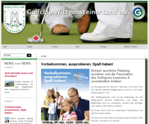 golfclub-wittgensteiner-land.com: HOME: Golfclub Wittgensteiner Land
Golfclub Wittgensteiner Land ::: Golfplatz in Wittgenstein - Golf | 9-Loch-Golf-Anlage mit Clubhaus. Golf in Wittgenstein für ambitionierte Golfer, Golf-Anfänger und Golfsport-Interessierte. Golfplatz Wittgensteiner Land (Golf-Kompaktplatz) mit Clubhaus und Driving Range in Bad Berleburg-Sassenhausen. Mitgliedschaft | Aufnahmegebühr auf Anfrage.