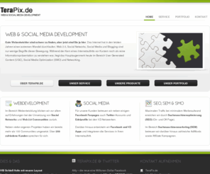 terapix.de: TeraPix.de - Internetagentur aus Schloß Holte-Stukenbrock, Bielefeld, Gütersloh, Paderborn
TeraPix.de ist eine Internetagentur aus Schloß Holte-Stukenbrock, die auch den Großraum Bielefeld, Gütersloh und Paderborn bedient. Suchmaschinenoptimierung, Suchmaschinenmarketing, Social Media, Social Networking und Webdevelopment mit jQuery, PHP und MySQL beschreiben unsere Kerninteressen.