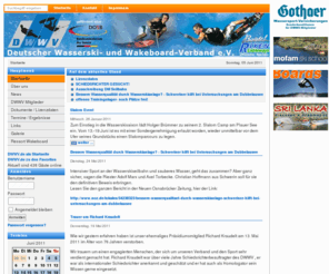 wasserski-online.de: Wasserski Wakeboard und Barfuß im Deutschen Wasserski- und Wakeboardverband - DWWV  - Startseite
Offizielle Homepage des Deutschen Wasserski- und Wakeboardverbandes (DWWV) mit aktuellen News vom Wasserski, Wakeboard, Barfuß, Vereinen, Veranstaltungen und Wettkämpfen sowie allgemeinen Informationen zum Wasserskisport.