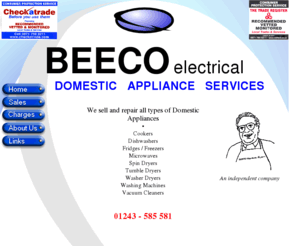 beeco.co.uk: Home
Welcome to the Beeco Electrical Home page. A premier Domestic Appliance Sales & Repair Service for the BOGNOR REGIS area.