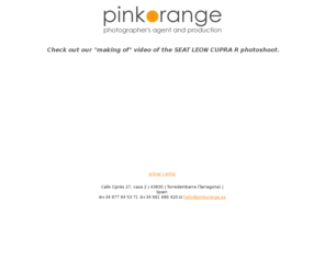 pinkorange.es: PINKORANGE - PHOTO PRODUCTION - PHOTO AGENT - SERVICE PRODUCTION - PHOTOGRAPHERS REPRESENTATIVE
The best national and international talent with a tailormade photo production service in Barcelona, Spain.