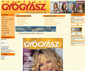 tgy-magazin.hu: Természetgyógyász Magazin - www.tgy-magazin.hu
Természetgyógyász Magazin., Természetgyógyász Magazin.