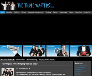 threewaitersincognito.com: The Three Waiters | 3 Tenors Singing Waiters Event Entertainment
Singing Waiters - The three waiters corporate event entertainment surprise act. Award winning opera singing waiters in the guise of ordinary waiters, deliver a comedy 3 tenors show full of humor, sophistication and great surprises designed to enhance corporate events, weddings, parties, functions, engagements