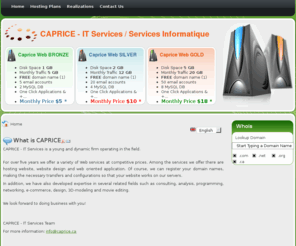 caprice.ca: CAPRICE - IT Services / Services Informatique
Joomla! - the dynamic portal engine and content management system