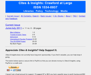 cical.info: Cites & Insights: Crawford at Large
