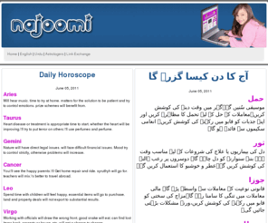 : Daily Horoscope - Urdu - English - Najoomi, Daily Horoscope - Urdu