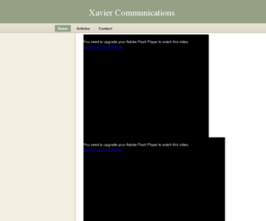 jamesxavier.com: Xavier Communications is a freelance public relations and writing firm.  Xavier specializes in sports features, personal stories, special interest stories.
Xavier Communications is a freelance public relations and writing firm.  Xavier specializes in sports features, personal stories, special interest stories.