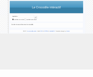 le-crocodile.mobi: Le Crocodile intéractif
Carte intéractive du Crocodile.