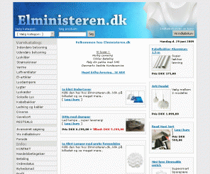 elministeren.dk: Elministeren.dk
Online salg af kvalitets belysning samt elartikler