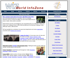 worldinfozone.com: World InfoZone
World InfoZone country studies and news for all world destinations. A global dimension to education: global communication, diversity, culture and citizenship