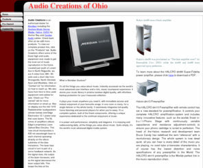 audiocreationsofohio.com: Audio Creations of Ohio - Home to Sooloos, Halcro, Wadia and DVDO
High end audio store featuring Halcro and mbl products.